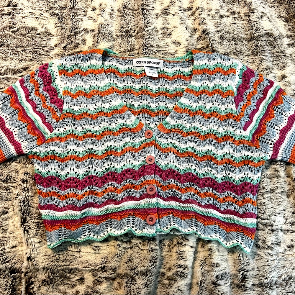 Cotton Emporium/Nordstrom Rack Crop Sweater